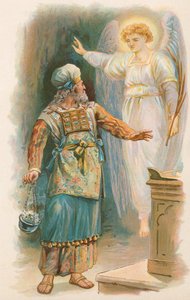 Zacharius ve Melek by Robert Ambrose Dudley