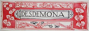 Desdemona, Shakespeare