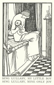 Ninni söyle küçük oğlum, ninni söyle, benim tek neşem (lito) by Robert Anning Bell