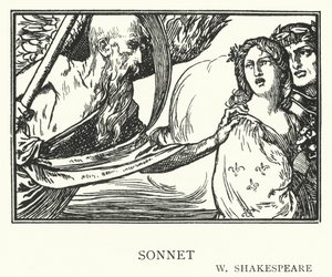 Sonnet (lito) by Robert Anning Bell