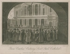 Queen Caroline entering St Paul