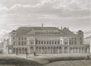 Kral Tiyatrosu, Haymarket, Bartholomew Howlett (1767-1827), pub tarafından oyulmuş. Robert Wilkinson tarafından, 1820