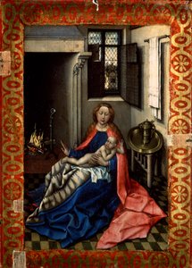 Şöminenin Önünde Madonna ve Çocuk, 1430