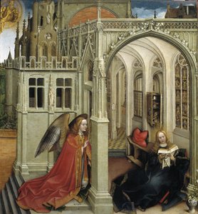 Müjde, 1418-1419 by Robert Campin