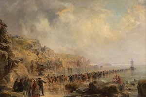 Atlantik Kablosunun Kıyı Ucuna İniş, 1866.