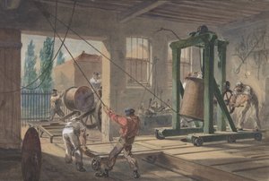 Fabrikalarda Tanklara Taşınan Güta-perka Kaplı İletken Tel Makaraları..., 1865-66.