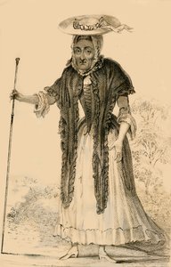 Jane Lewson, Yaşı ve özellikleriyle dikkat çeken, 1821. by Robert Cooper