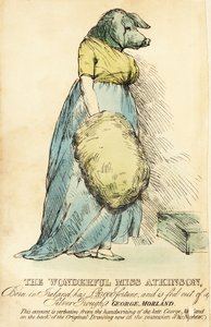 Domuz Suratlı Kadın, 1815 dolaylarında Londra