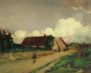 Eski Brittany Çiftlik Evleri by Robert Cozad Henri