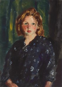 Bir Kızın Portresi, 1928 by Robert Cozad Henri