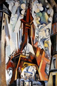 Eyfel Kulesi, 1910-1911 by Robert Delaunay