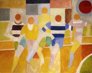 Koşucular by Robert Delaunay