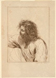 Yaşlı Bir Adamın Başı by Robert Dighton