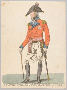 Sir David Dundas, KB, Başkomutan by Robert Dighton