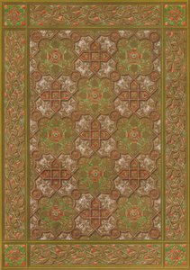 Kabartmalı Deri Panel, Habenicht, Viyana, 1863.