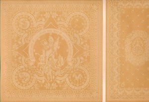 Damask Linen, Bay C. Faber, Stuttgart ve Messrs. Burre Bros. Dumferline, 1863 by Robert Dudley