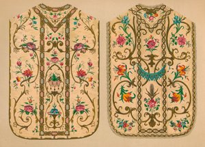 İşlemeli Chasubles, Luigi & Ersilia Martini, 1893.