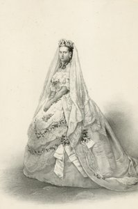 Danimarka Prensesi HRH Alexandra (chromolitho)