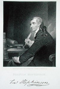 Francis Hopkinson (1738-91) James Barton Longacre (1794-1869) tarafından gravür (gravür) by Robert Edge (after) Pine