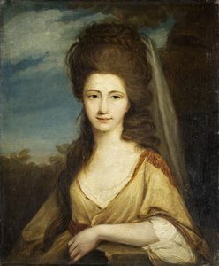Leydi Elizabeth Compton (tuval üzerine yağlı boya) by Robert Edge Pine
