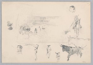 Boğa Güreşi, İspanya by Robert Frederick Blum
