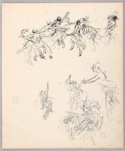 Çizim, Dans Eden Figürler, 1882-83 by Robert Frederick Blum