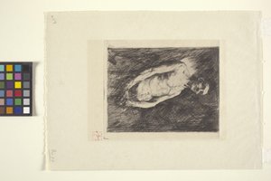 Erkek Figürü (mürekkep) by Robert Frederick Blum