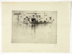 Gondol ve Venedik Sarayı by Robert Frederick Blum
