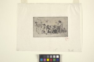 Erkekler ve Eşekler, Roma (mürekkep) by Robert Frederick Blum