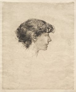Bir Kızın Profili by Robert Frederick Blum