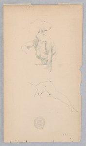 Bir Kadının Çıplaklığından Sonra İki Çalışma by Robert Frederick Blum