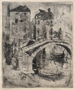 Venedik Kanalı ve Köprüleri, 1886. by Robert Frederick Blum