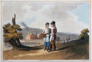 Çocuk fabrika işçileri, 1814 by Robert Havell