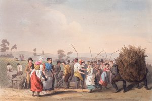 Tecavüz harmanı, 1 Kasım 1813 by Robert Havell