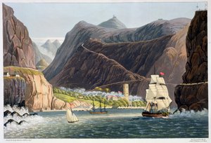 Yollar, St Helena, 1815 by Robert Havell