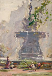 The Fountain, Princes Street Gardens, Edinburgh (gemide petrol)