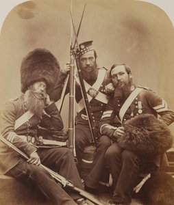 Reynolds, Temple ve Judd, İskoç Piyade Muhafızları by Robert Howlett