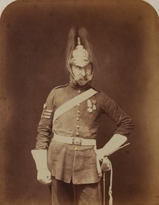 Başçavuş Stewart, 5. (Galler Prensesi Charlotte) Dragoon Muhafızları by Robert Howlett
