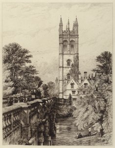 Magdalen Kulesi ve Köprüsü by Robert Kent after Thomas