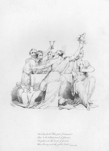 Anacreon, Ode XXXVI (gravür)