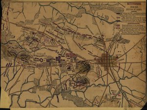 Gettysburg Üçüncü gün. birliklerin konumu