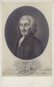 Luigi Boccherini, Italian composer and cellist (1743- 1805).  by Robert Lefevre
