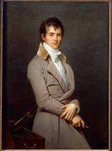 Ressamın Portresi Pierre Narcisse (Pierre-Narcisse) Guerin (1774-1833) Robert Lefevre (1755-1830) tarafından yapılan resim 19. yüzyıl Güneş: 1,09x0,8m - Orleans musee des beaux arts by Robert Lefevre