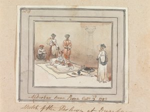 Bir Durbar Sahnesi, Poona, 3 Ekim 1792 by Robert Mabon