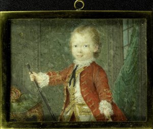 William V (1748-1806), Orange-Nassau Prensi, çocukken by Robert Mussard