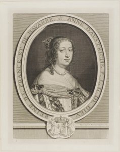 Avusturya Anne, Fransa Kraliçesi by Robert Nanteuil