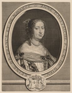 Avusturya Anne, Fransa Kraliçesi by Robert Nanteuil