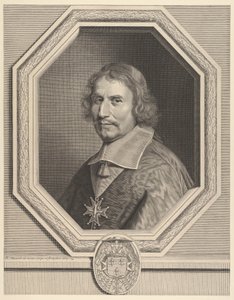 Kardinal Antonio Barberini, 1664. by Robert Nanteuil