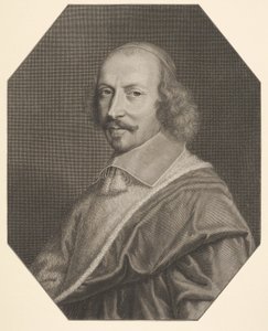Kardinal Jules Mazarin, 1656. by Robert Nanteuil