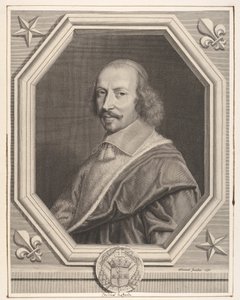 Kardinal Jules Mazarin, 1656. by Robert Nanteuil